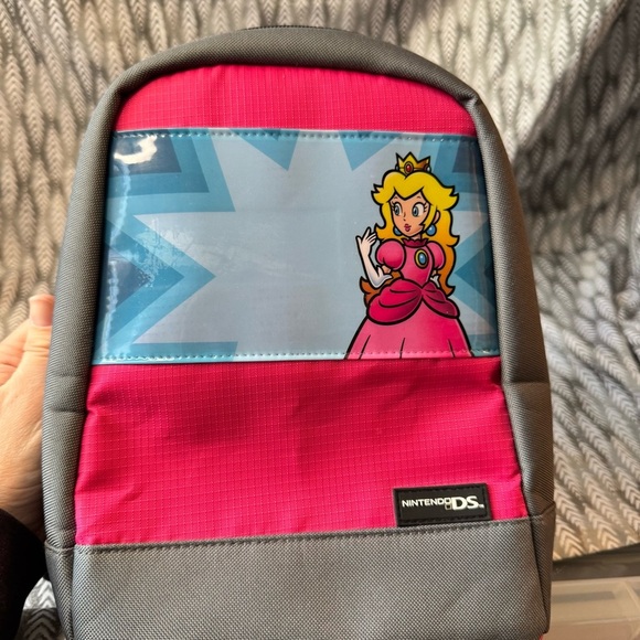 Nintendo Pink and Gray Backpack with Princess Peach 🍑 - Picture 4 of 8